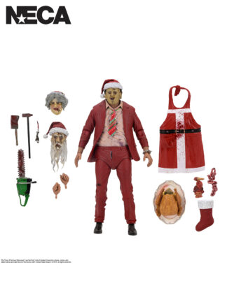 TEXAS CHAINSAW MASSACRE ULTIMATE SANTA LEATHERFACE - 7" SCALE ACTION FIGURE