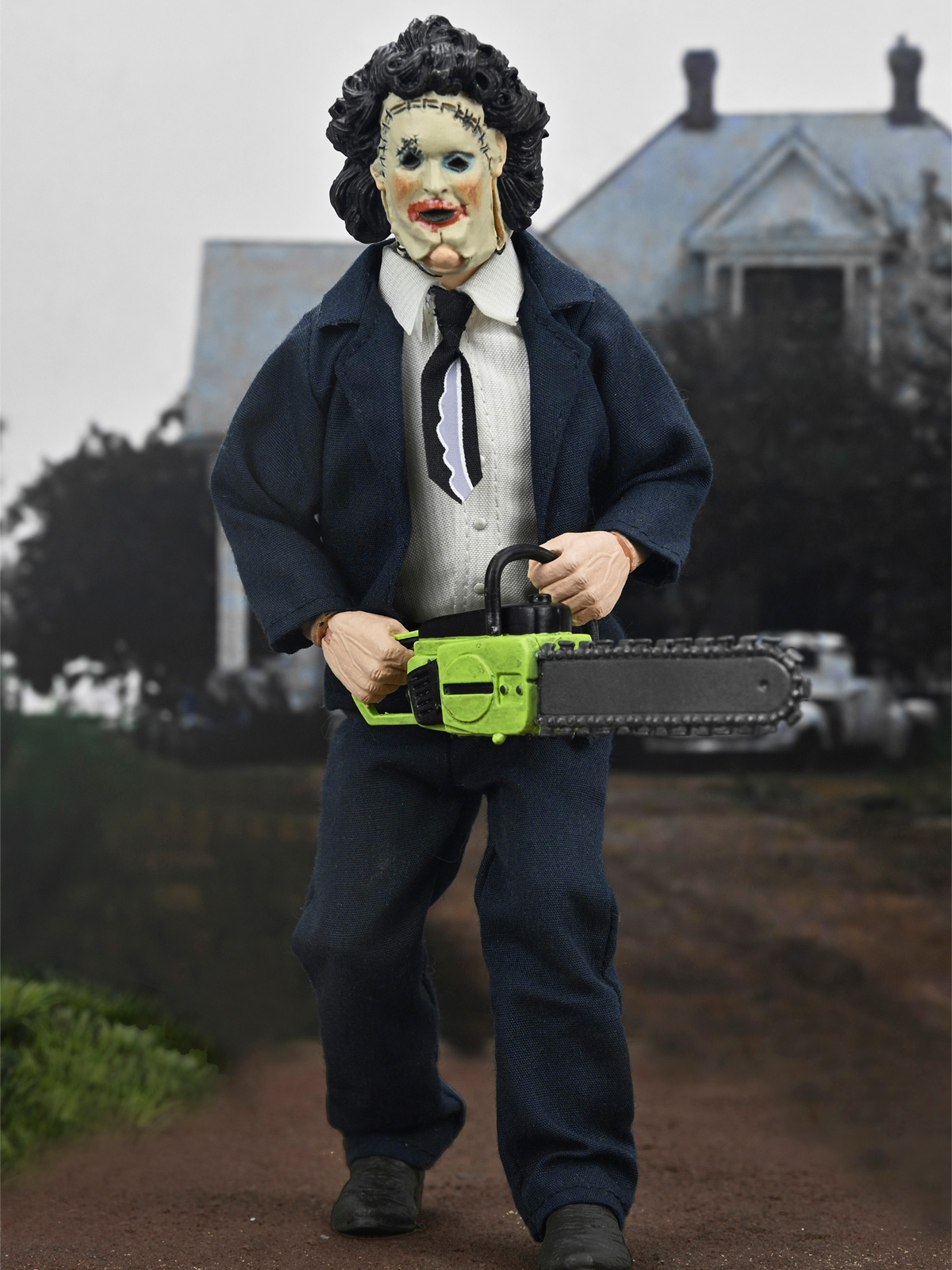 TEXAS CHAINSAW MASSACRE - LEATHERFACE (PRETTY WOMAN MASK) 50TH ANNIVERSARY 8" CLOTHED ACTION FIGURE - Image 9