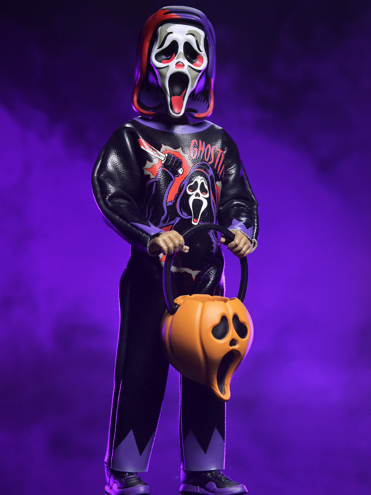 BEN COOPER GHOST FACE X FUN WORLD 6" CLOTHED FIGURE - GHOST FACE COSTUME FIGURE - Image 2