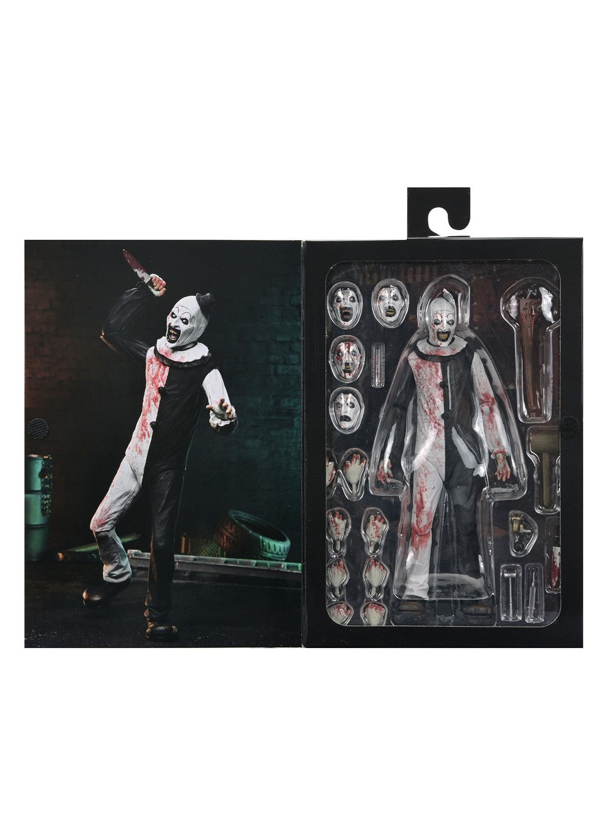 TERRIFIER - ULTIMATE ART THE CLOWN (BLOOD SPLATTERED) - 7" SCALE ACTION FIGURE - Image 9