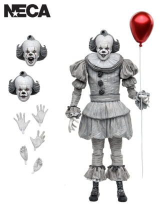 WELCOME TO DERRY ULTIMATE BLACK & WHITE PENNYWISE - 7" SCALE ACTION FIGURE