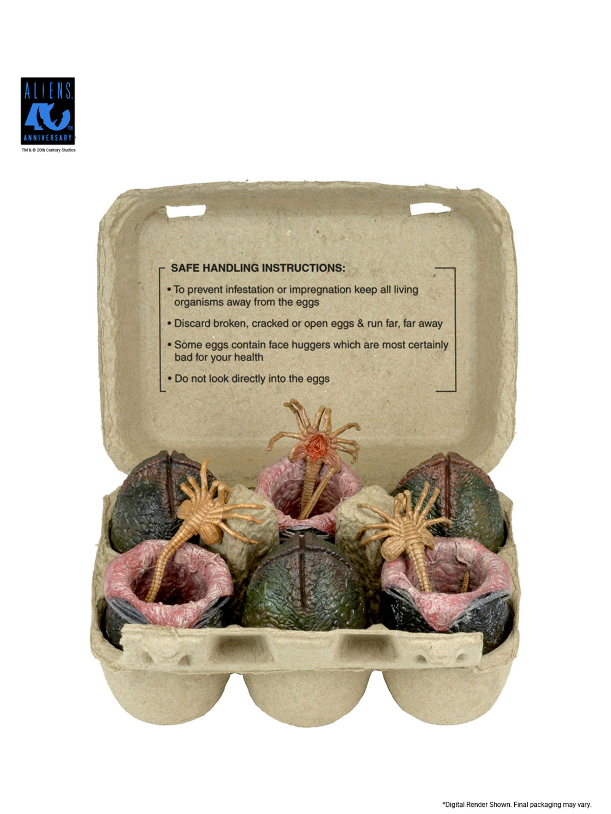ALIENS 40TH ANNIVERSARY CARTON OF 6 ALIEN EGGS - ACCESSORY PACK - Image 3