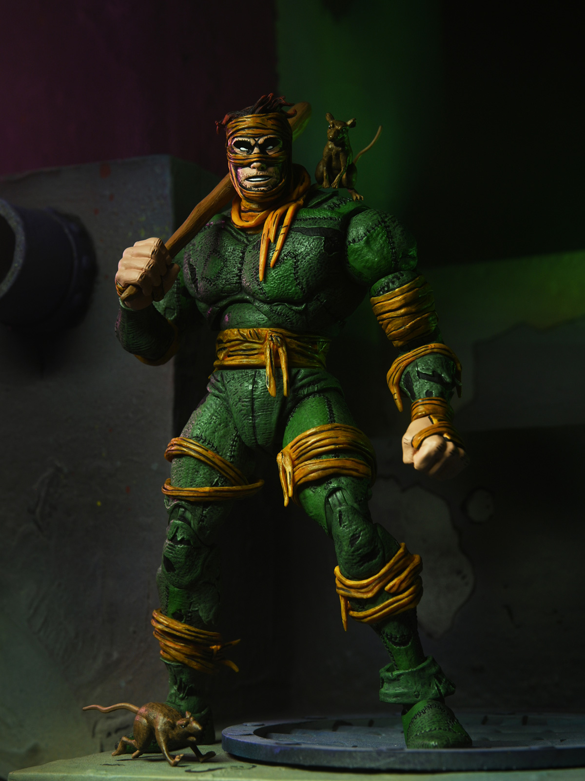 TMNT RAT KING (MIRAGE COMICS) 7" SCALE ACTION FIGURE - Image 2