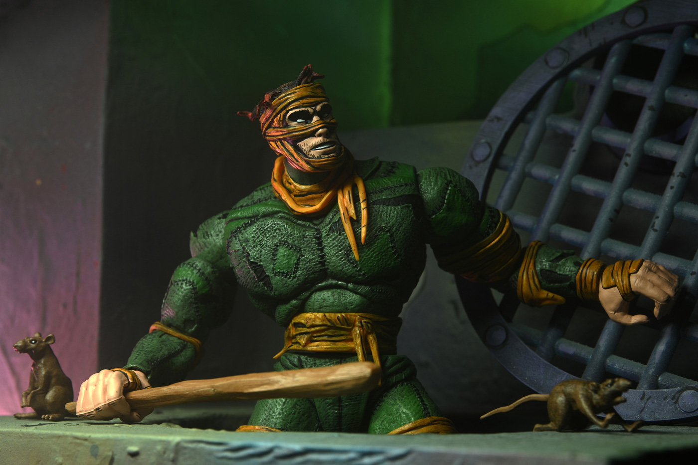 TMNT RAT KING (MIRAGE COMICS) 7" SCALE ACTION FIGURE - Image 8