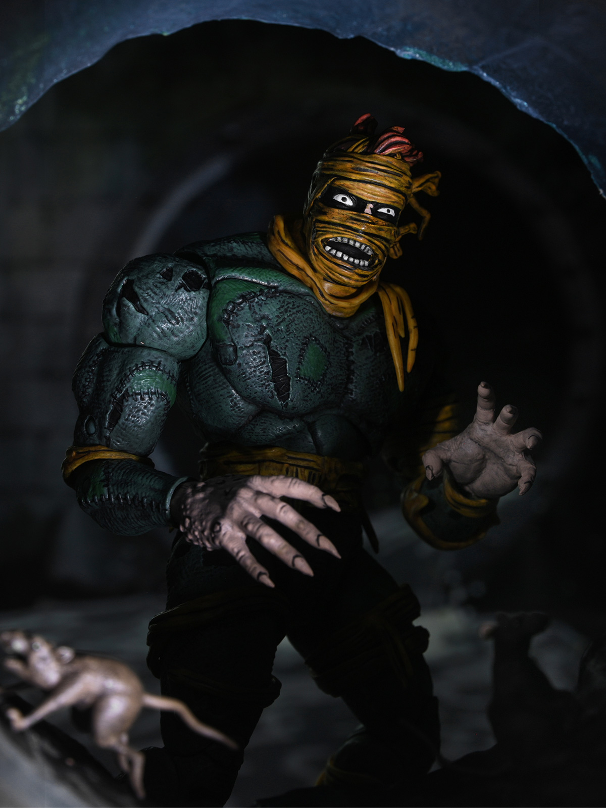 TMNT RAT KING (MIRAGE COMICS) 7" SCALE ACTION FIGURE - Image 10