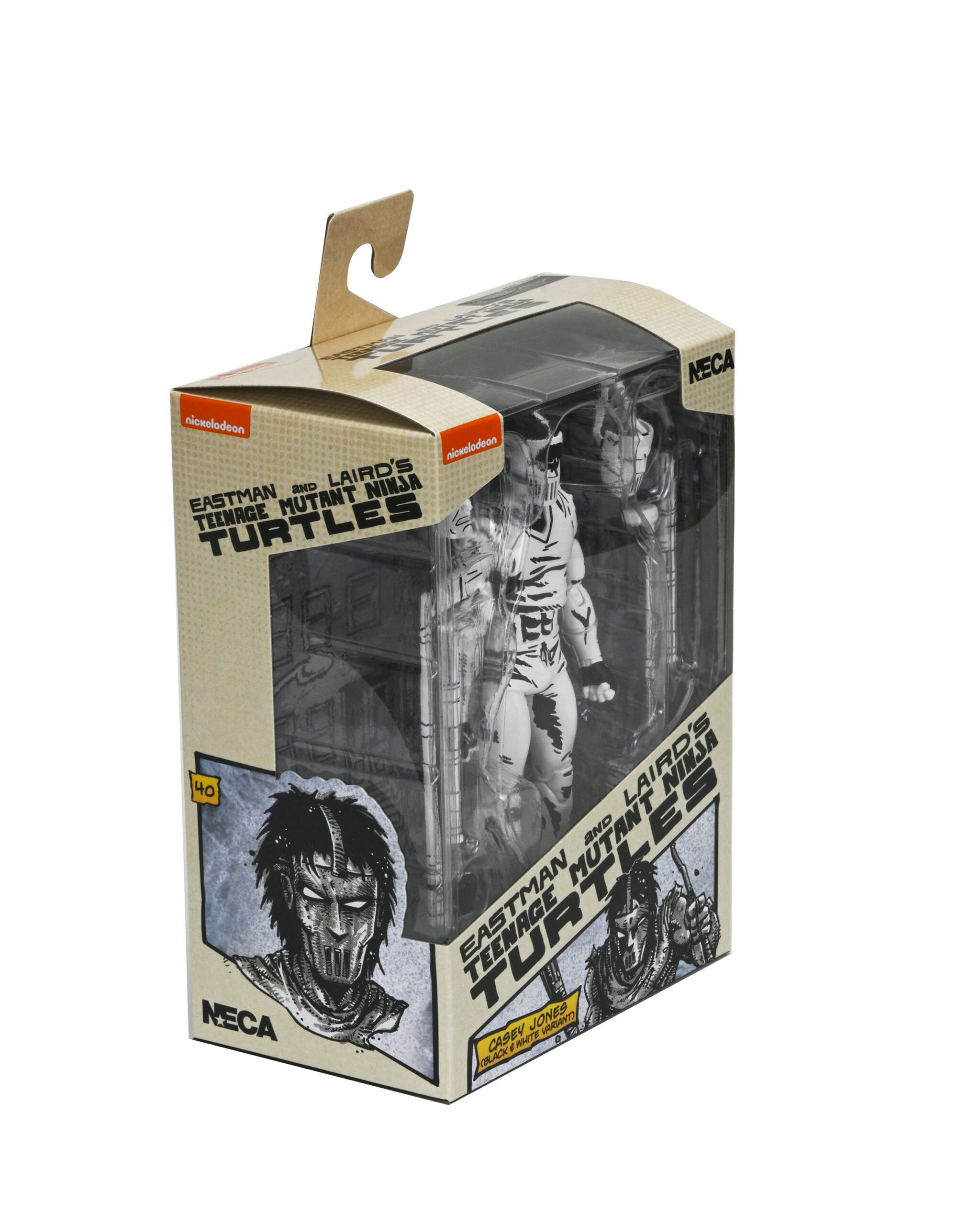 TMNT CASEY JONES BLACK & WHITE FIGURE (MIRAGE COMICS) - 7" SCALE ACTION FIGURE - Image 7