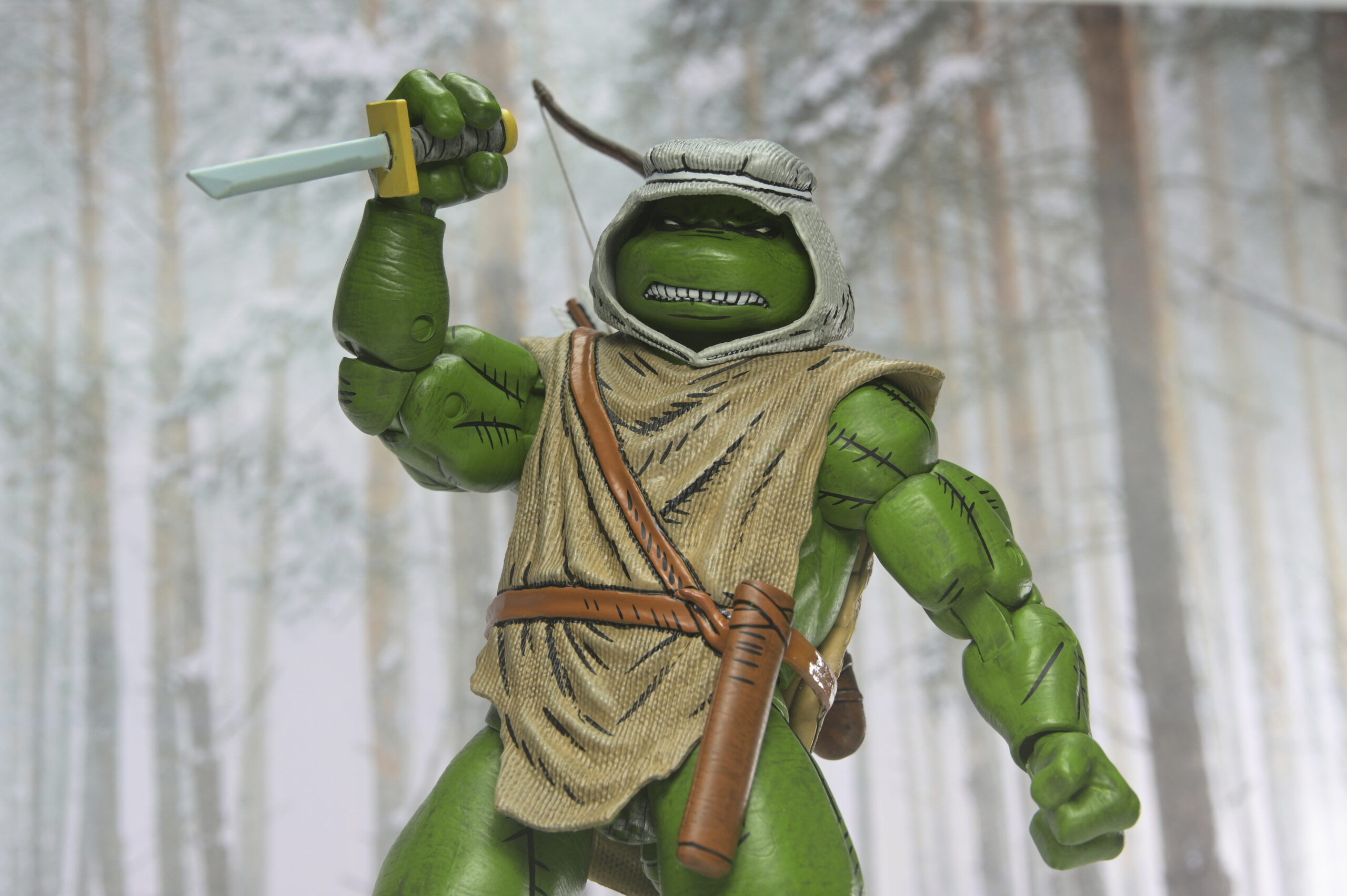 TMNT (MIRAGE COMICS) HUNTER LEO - 7" SCALE ACTION FIGURE - Image 4