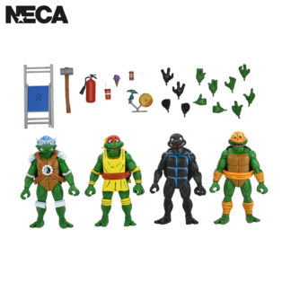 TMNT STUMP WRESTLING TURTLES 4 PACK (ARCHIE COMICS) 7" SCALE ACTION FIGURES
