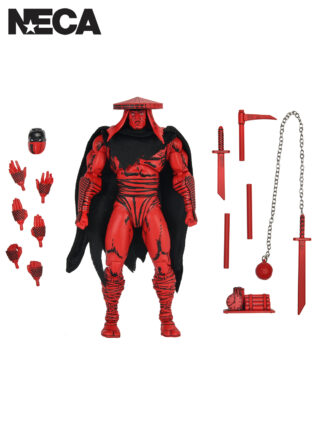 TMNT RED AND BLACK FOOT ASSASSIN (MIRAGE COMICS) 7" SCALE ACTION FIGURE