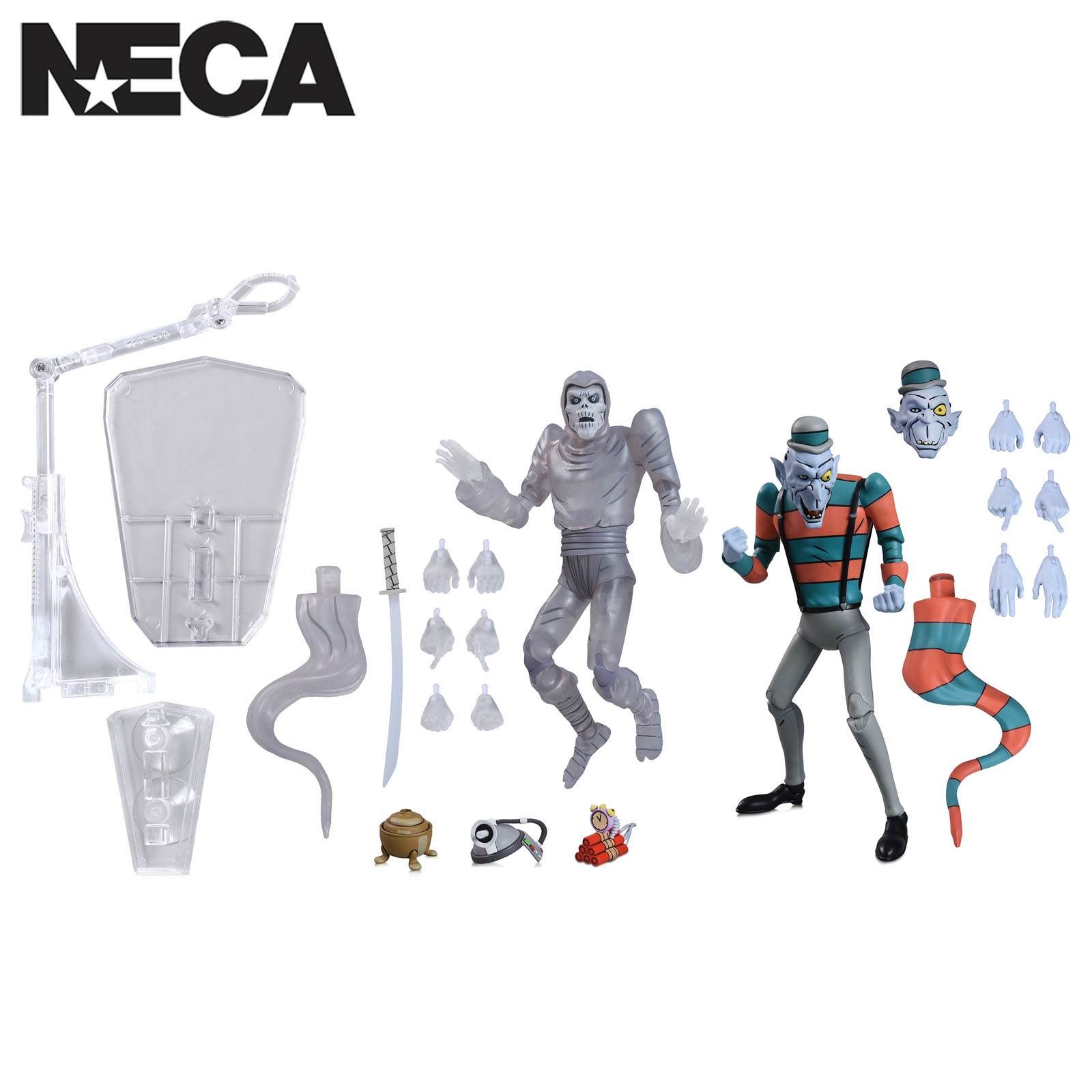 TMNT (CARTOON) CREEPY EDDIE & SHIBANO-SAMA 2-PACK - 7" SCALE ACTION FIGURES