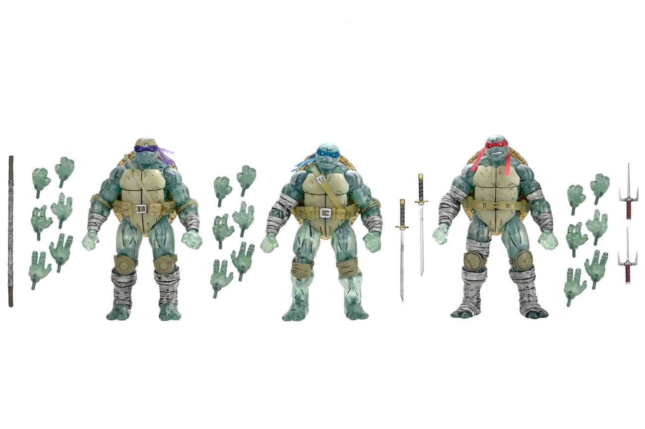 TMNT (THE LAST RONIN) GHOST BROTHERS 3 PACK - 7" SCALE ACTION FIGURE - Image 2