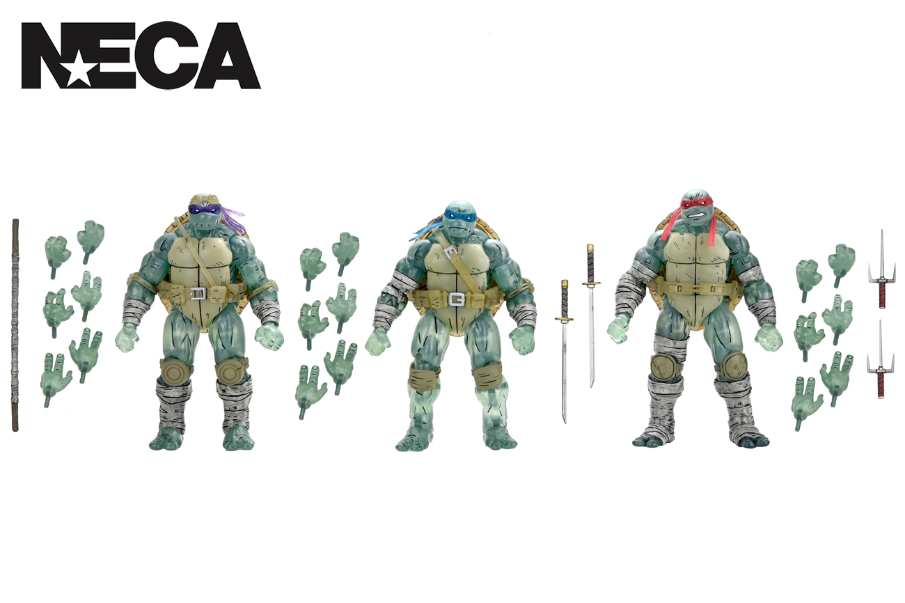 TMNT (THE LAST RONIN) GHOST BROTHERS 3 PACK - 7" SCALE ACTION FIGURE