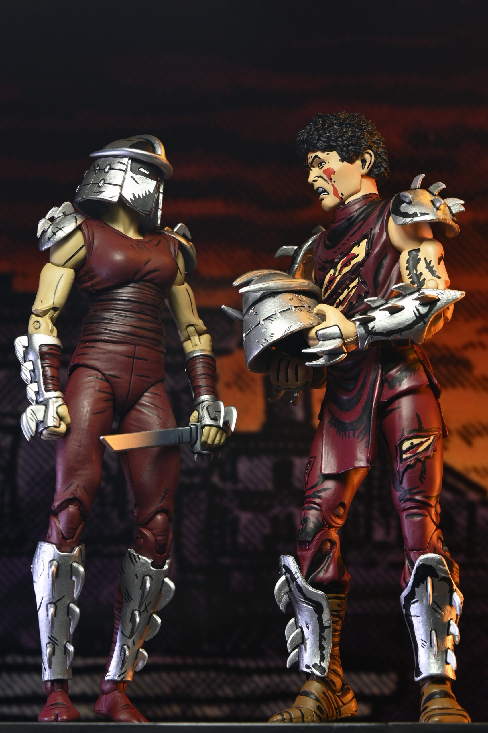 TMNT BATTLE DAMAGED SHREDDER (MIRAGE COMICS) - 7" SCALE ACTION FIGURE - Image 6