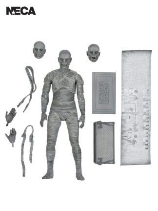 MUMMY ULTIMATE UNIVERSAL MONSTERS 7" FIGURE (BLACK & WHITE)