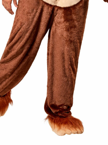 BIG FOOT FURRY ONESIE COSTUME, ADULT - Image 2