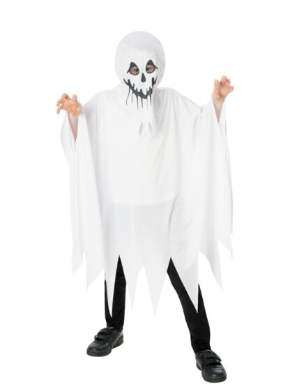 GHOST PONCHO WITH HOOD, CHILD - Image 2