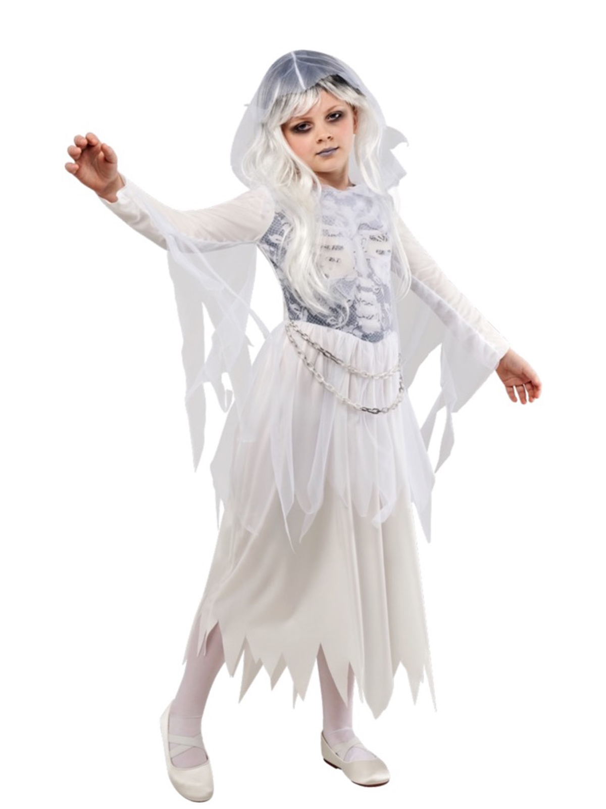 GHOSTLY GIRL COSTUME, CHILD - Image 2