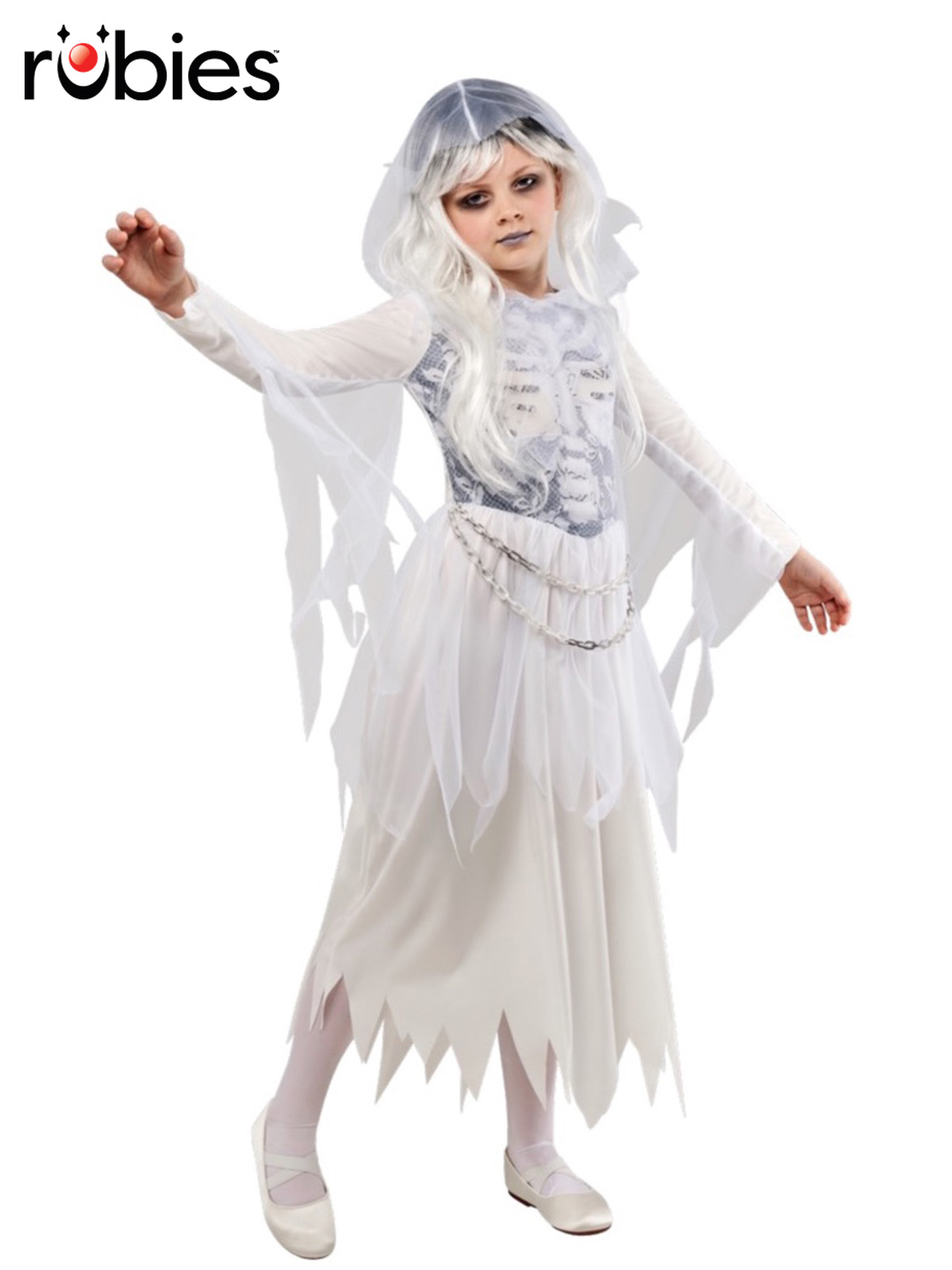 GHOSTLY GIRL COSTUME, CHILD