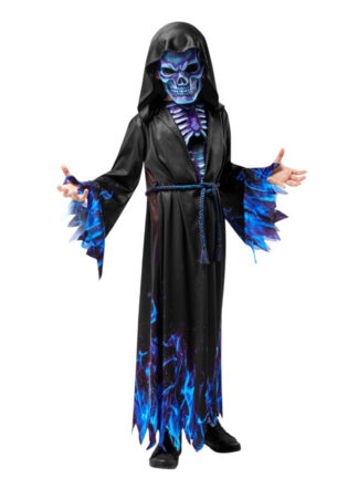 BLUE REAPER DELUXE COSTUME, CHILD