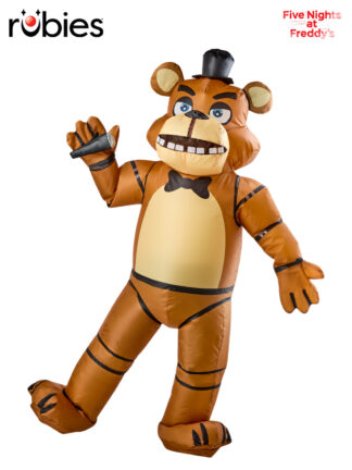FREDDY FNAF INFLATABLE ADULT COSTUME - ONE SIZE