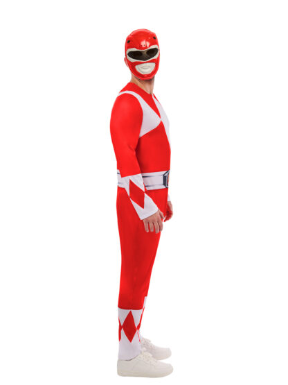 POWER RANGERS RED DELUXE COSTUME, ADULT - Image 4