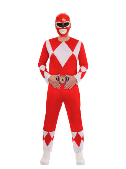 POWER RANGERS RED DELUXE COSTUME, ADULT - Image 2