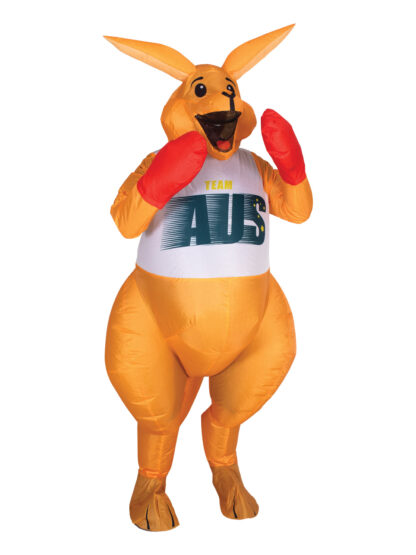 BOXING KANGAROO INFLATABLE COSTUME, ADULT - Image 2