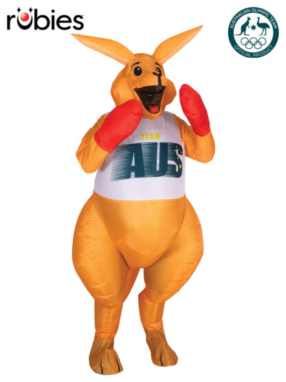 BOXING KANGAROO INFLATABLE COSTUME, ADULT