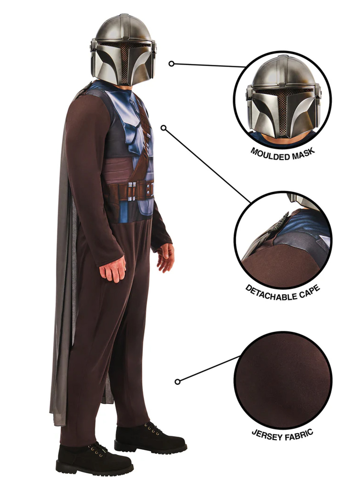 MANDALORIAN COSTUME, ADULT - Image 3