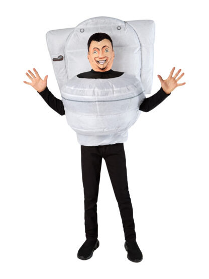 SKIBIDI TOILET INFLATABLE CHILD COSTUME - ONE SIZE - Image 3