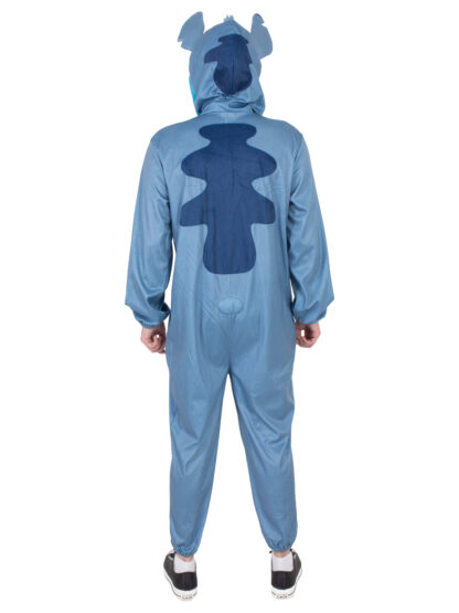 STITCH (LILO & STITCH) HOODED ONESIE COSTUME, ADULT - Image 6
