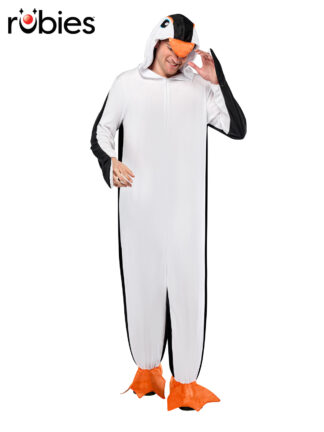 PENGUIN PLUSH ONESIE, ADULT