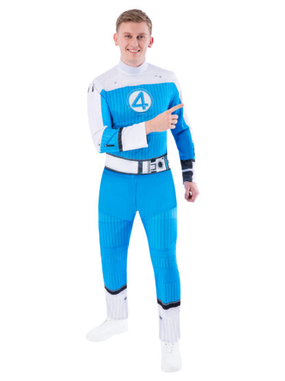 FANTASTIC FOUR HUMAN TORCH COSTUME, ADULT - Image 3