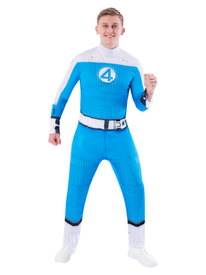 FANTASTIC FOUR HUMAN TORCH COSTUME, ADULT - Image 2