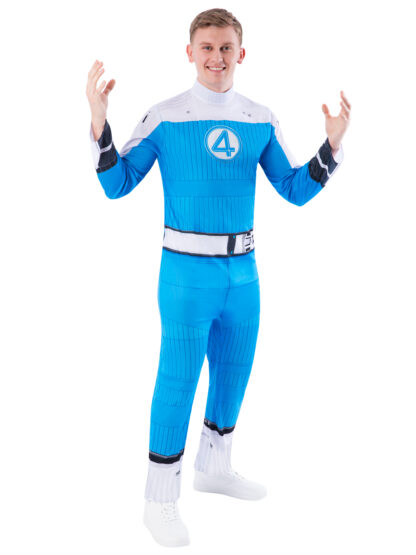 FANTASTIC FOUR HUMAN TORCH COSTUME, ADULT - Image 4