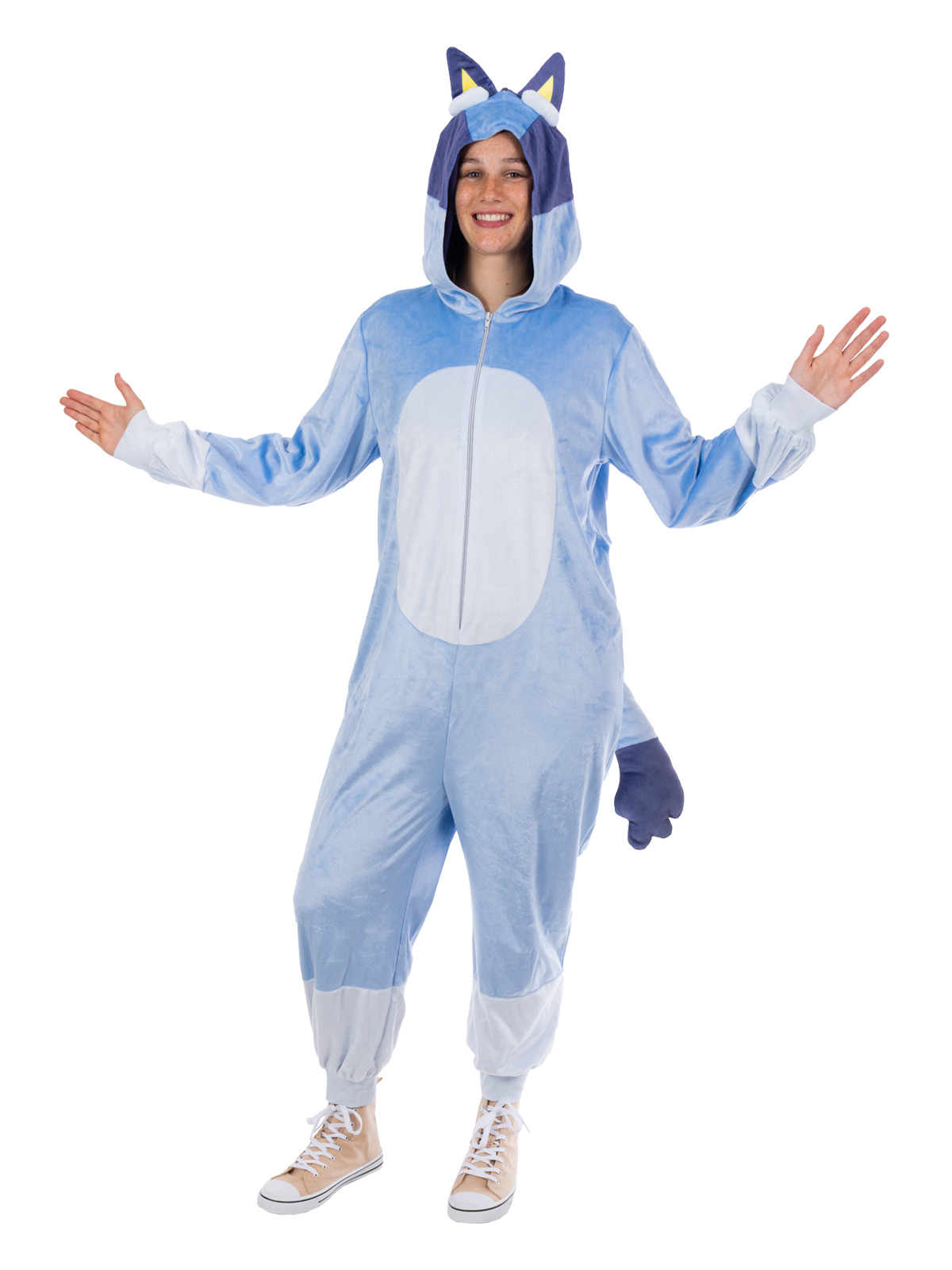 BLUEY ONESIE COSTUME, ADULT - Image 2