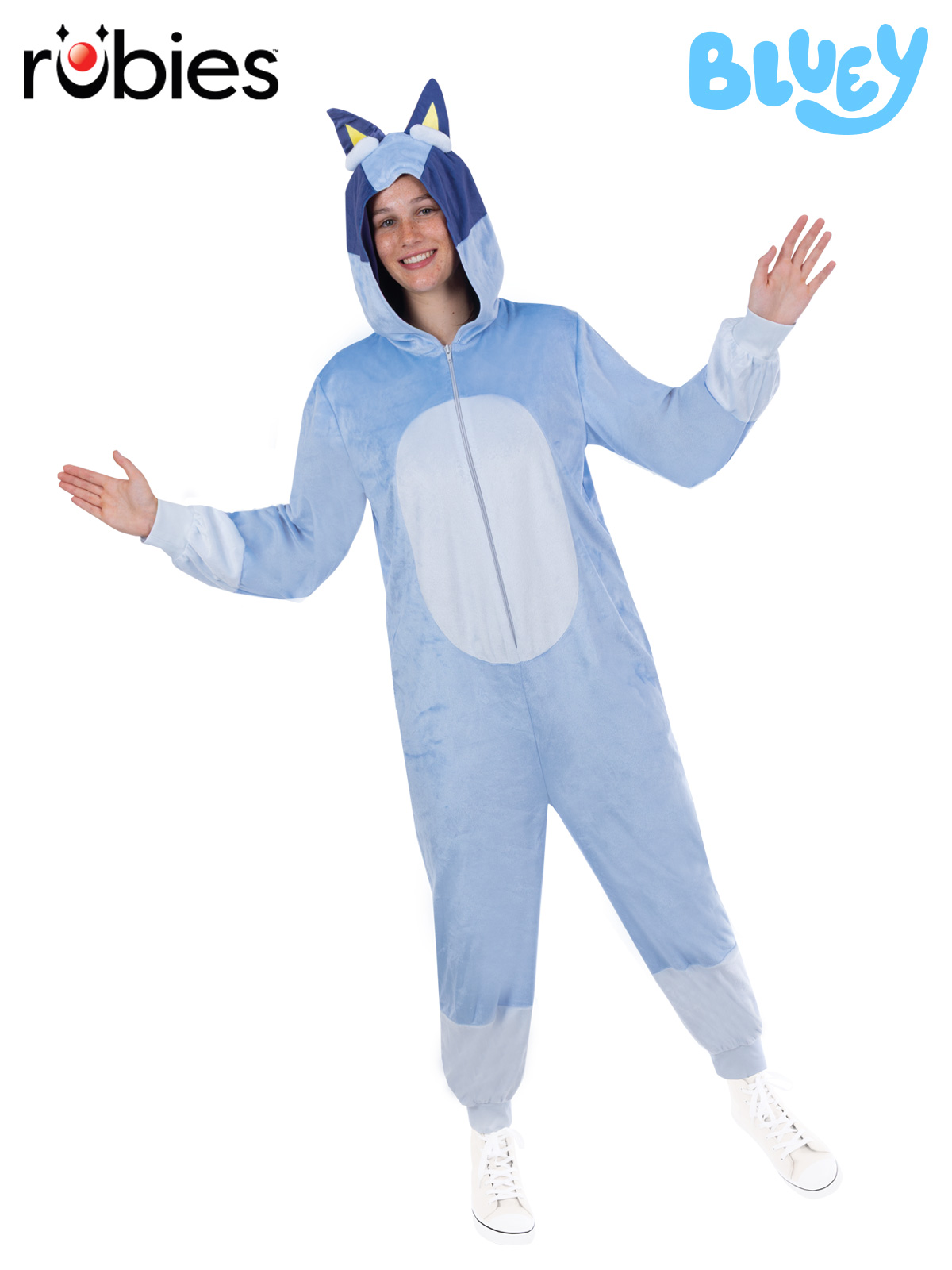 BLUEY ONESIE COSTUME, ADULT