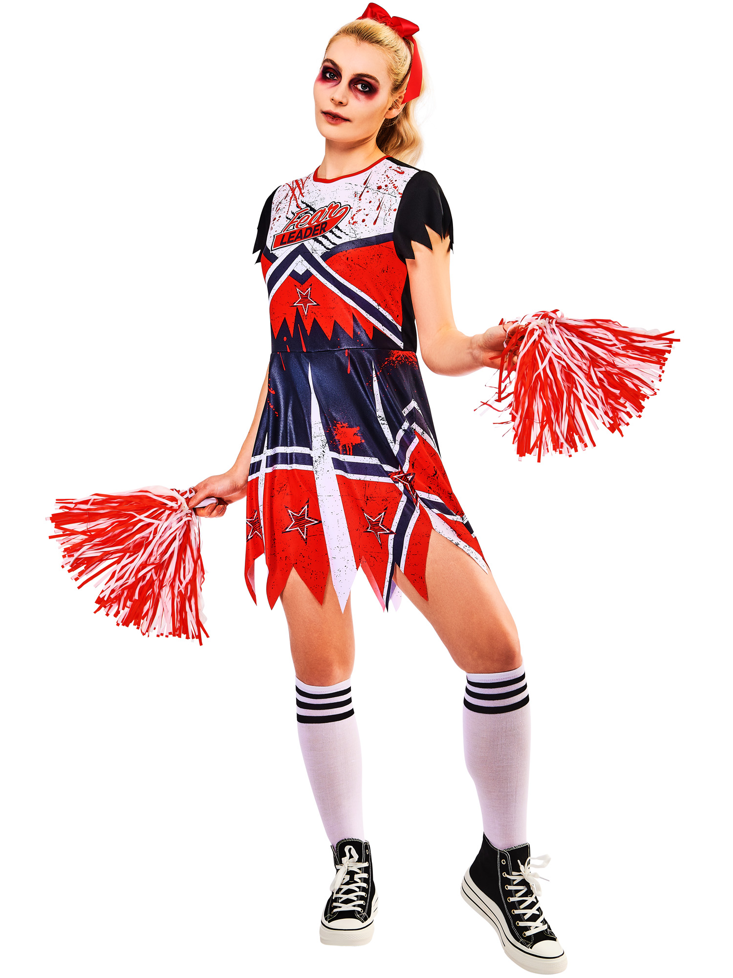 ZOMBIE CHEERLEADER COSTUME, ADULT - Image 5
