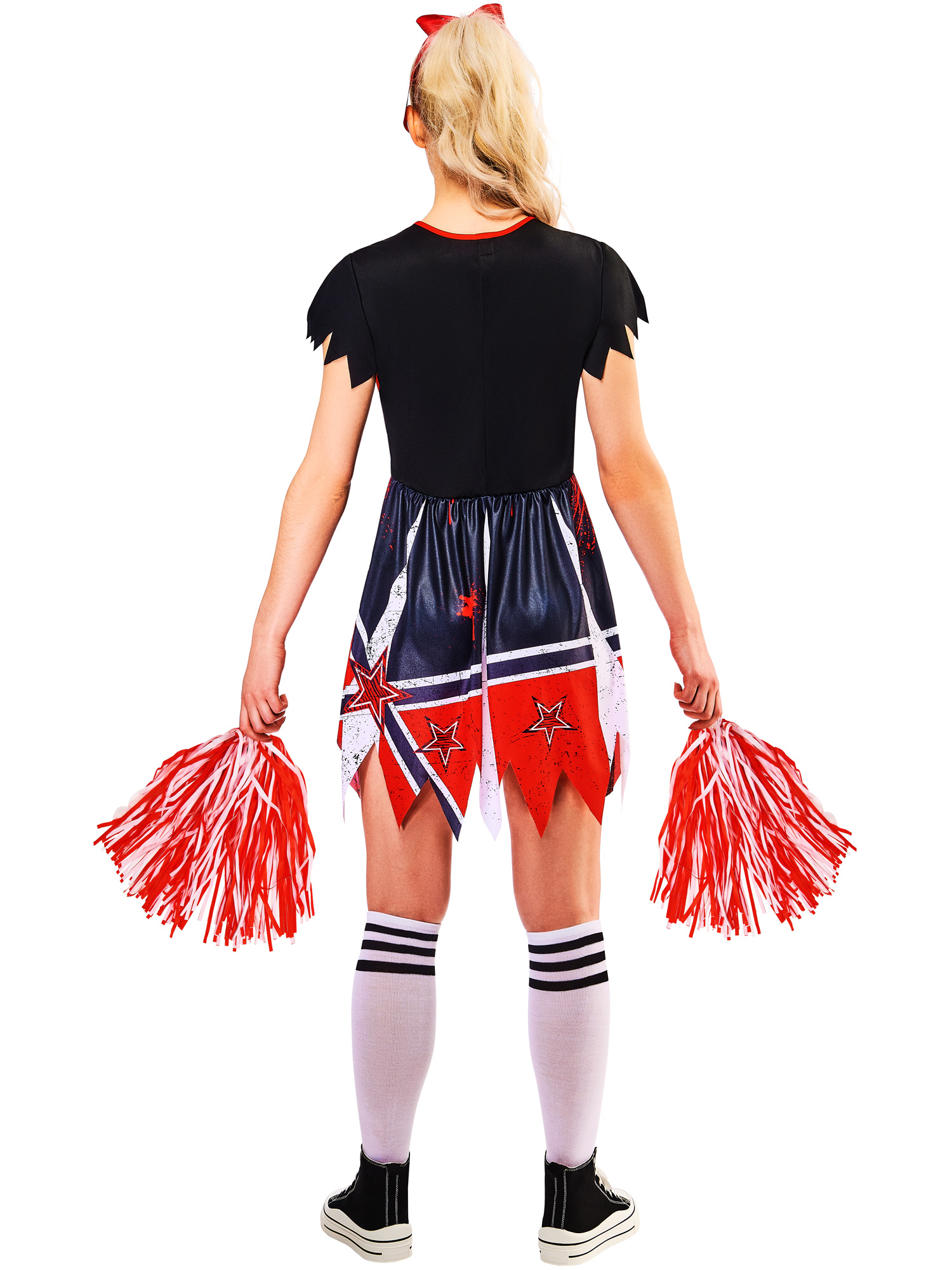 ZOMBIE CHEERLEADER COSTUME, ADULT - Image 4