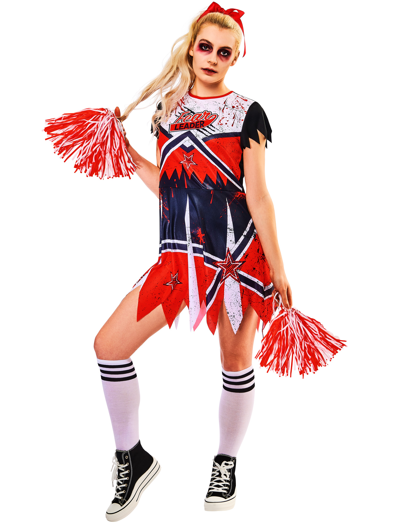 ZOMBIE CHEERLEADER COSTUME, ADULT - Image 2