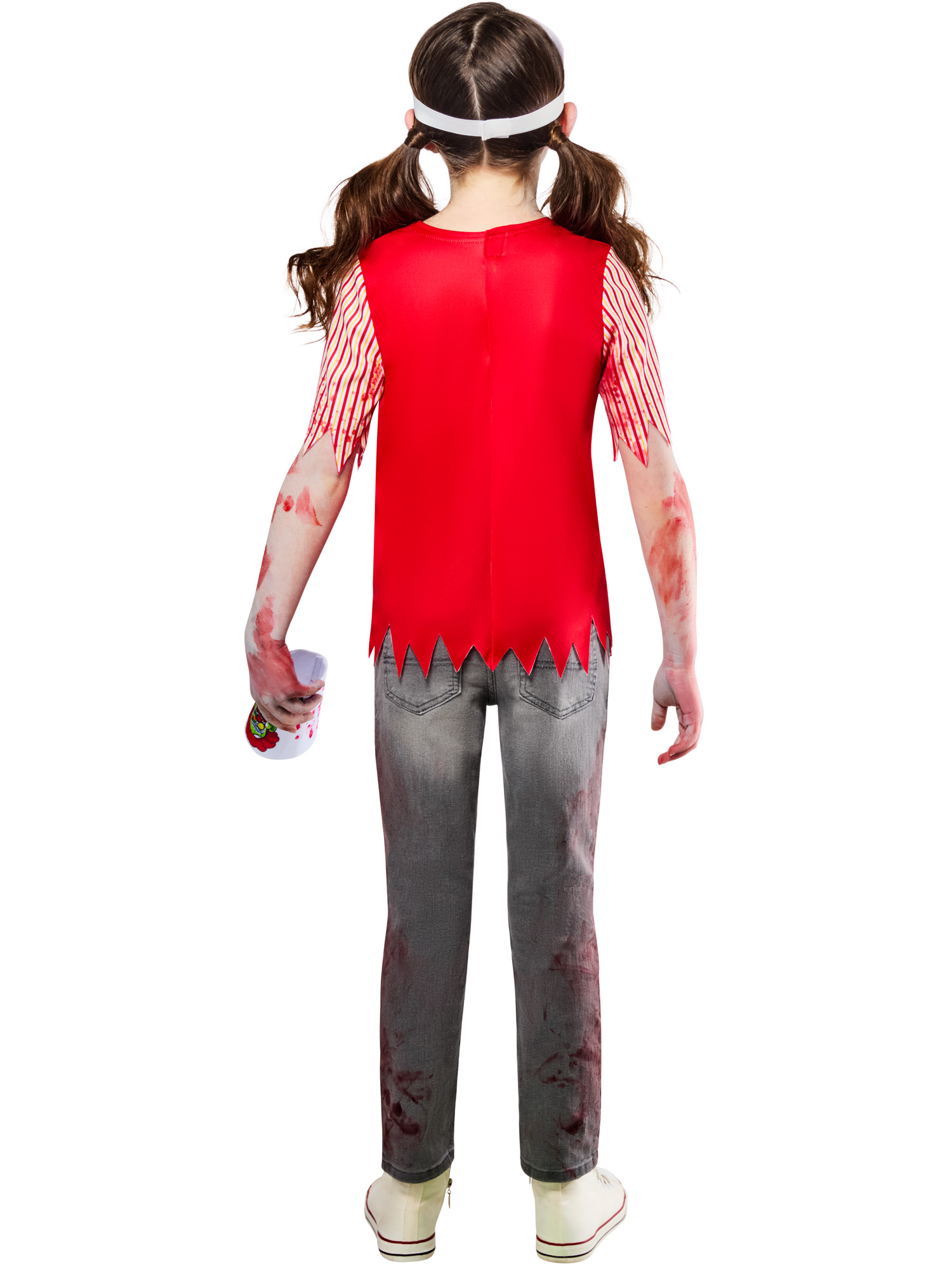 ZOMBIE BURGER WORKER COSTUME, CHILD - Image 4