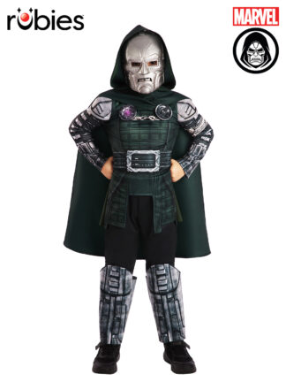 DR DOOM DELUXE COSTUME, CHILD