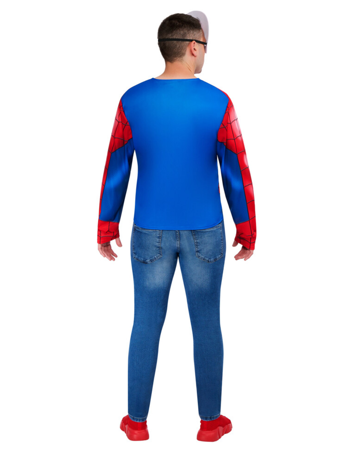 SPIDER-MAN COSTUME TOP & MASK, ADULT - Image 6