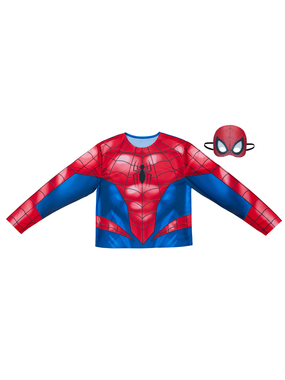 SPIDER-MAN COSTUME TOP & MASK, ADULT - Image 7