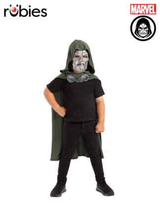 DR DOOM CAPE & MASK SET - CHILD