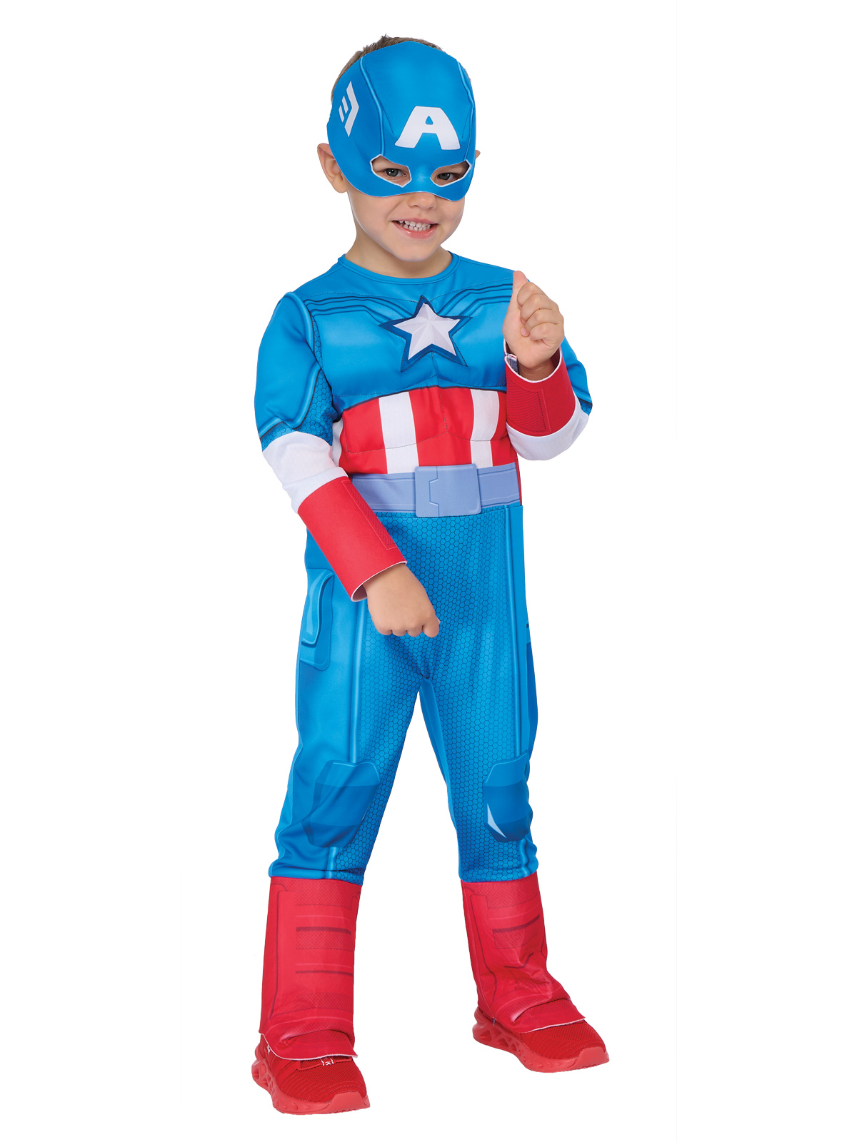 CAPTAIN AMERICA DELUXE COSTUME, TODDLER - Image 3