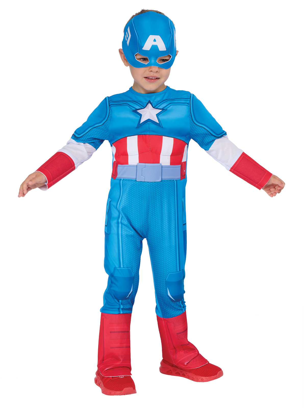 CAPTAIN AMERICA DELUXE COSTUME, TODDLER - Image 2