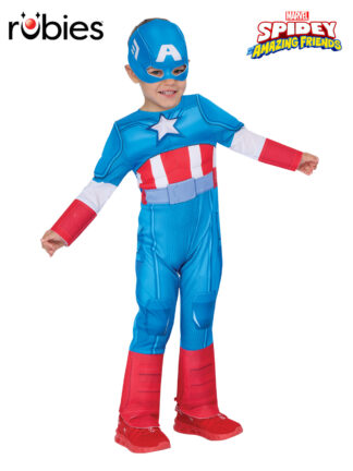 CAPTAIN AMERICA DELUXE COSTUME, TODDLER