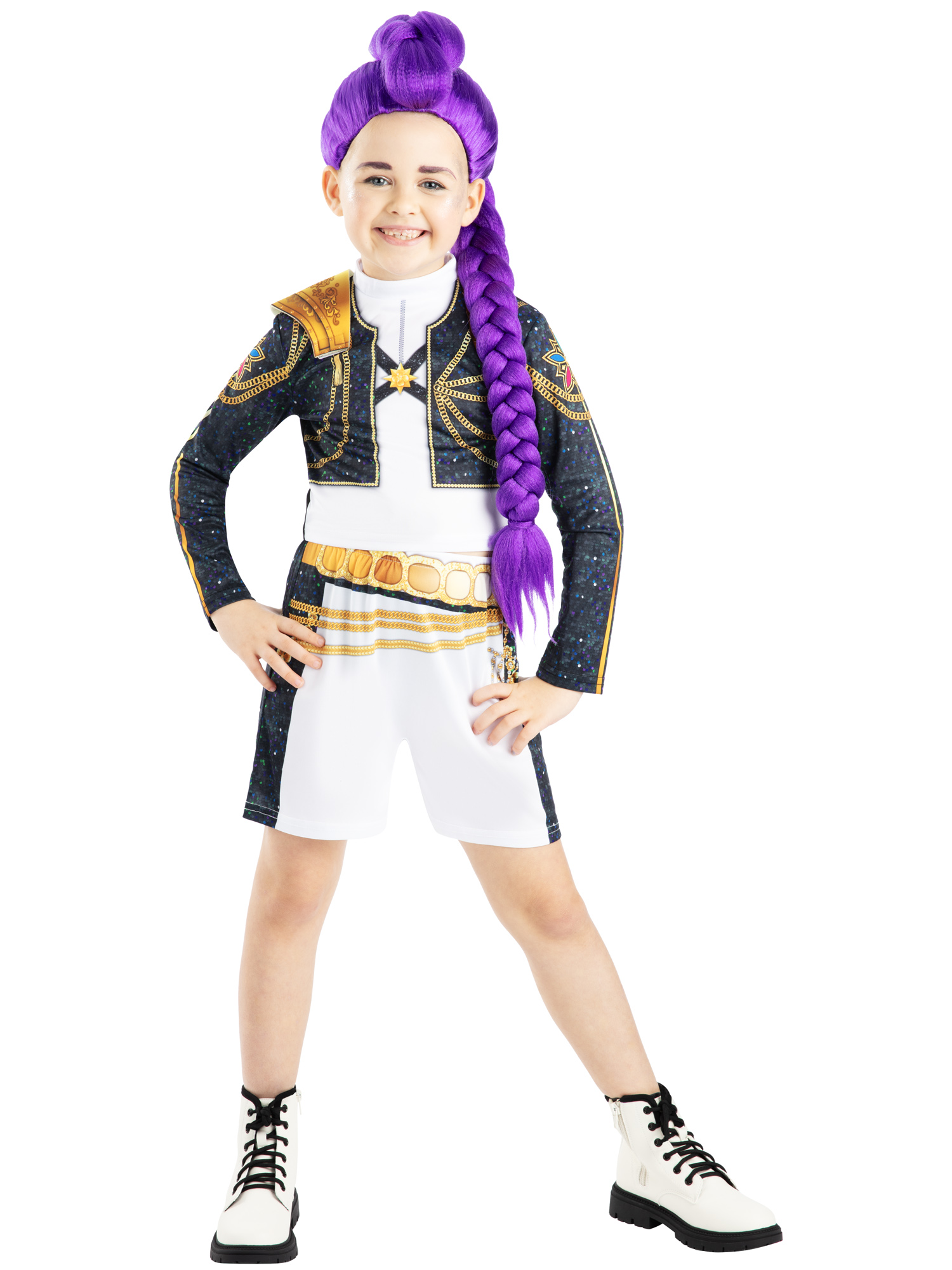 K-POP DEMON HUNTERS RUMI GOLD COSTUME, CHILD - Image 7