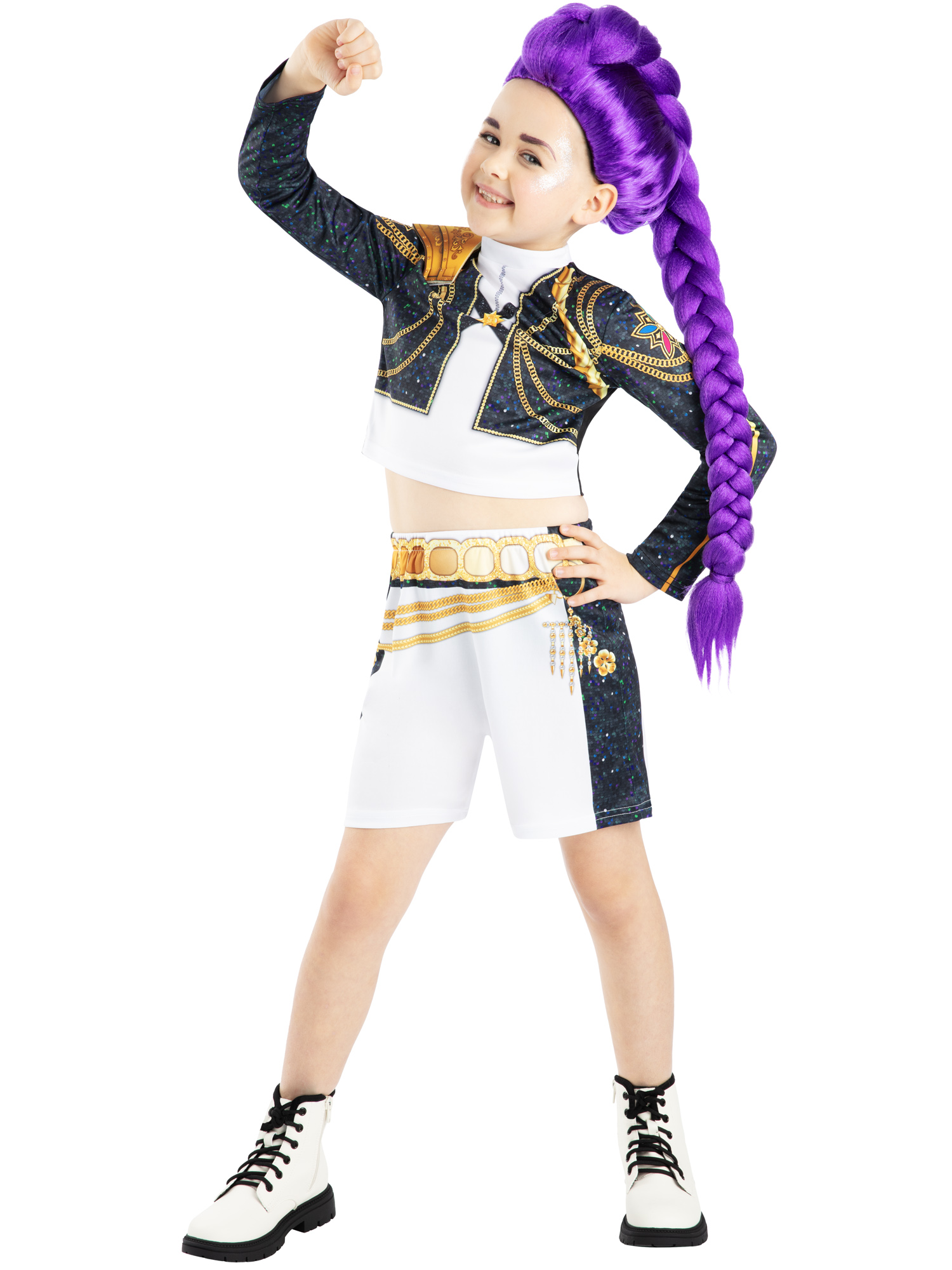 K-POP DEMON HUNTERS RUMI GOLD COSTUME, CHILD - Image 8